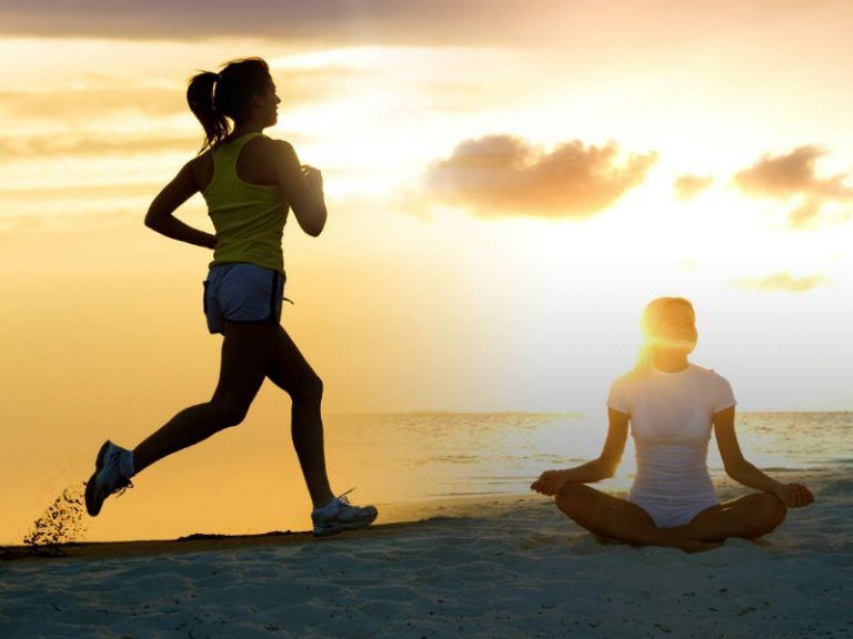 meditar y correr